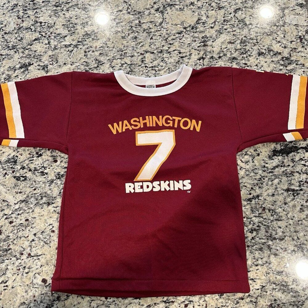 Washington Redskins Football Long Sleeve Shirt Youth Kids Boys Medium Hutch VTG